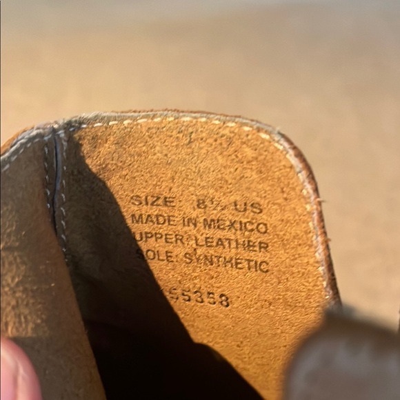 Studded Cream Ankle Boots - Picture 2 of 3